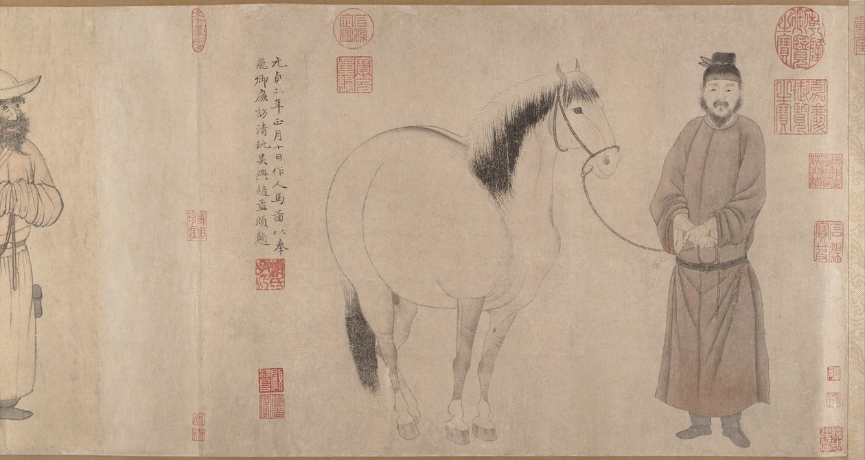 新郎と馬 作： 趙孟府チャオ・メンフーまたは
