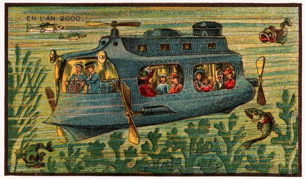 潜水艦バス（1910年頃 作： 。 。
