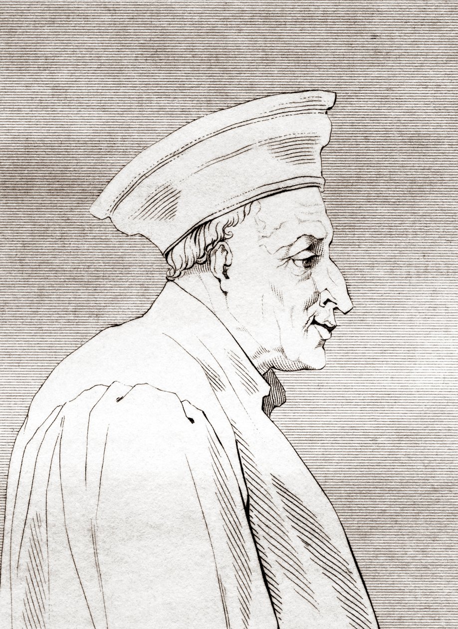 Còsimo di Giovanni degli Mèdici (1389 1464), メディチ家の初代政治家, 1808年に出版された「The Historic Gallery of Portraits and Paintings」より 作： フェルディナンド・ゲオルグ・ヴァルドミュラー