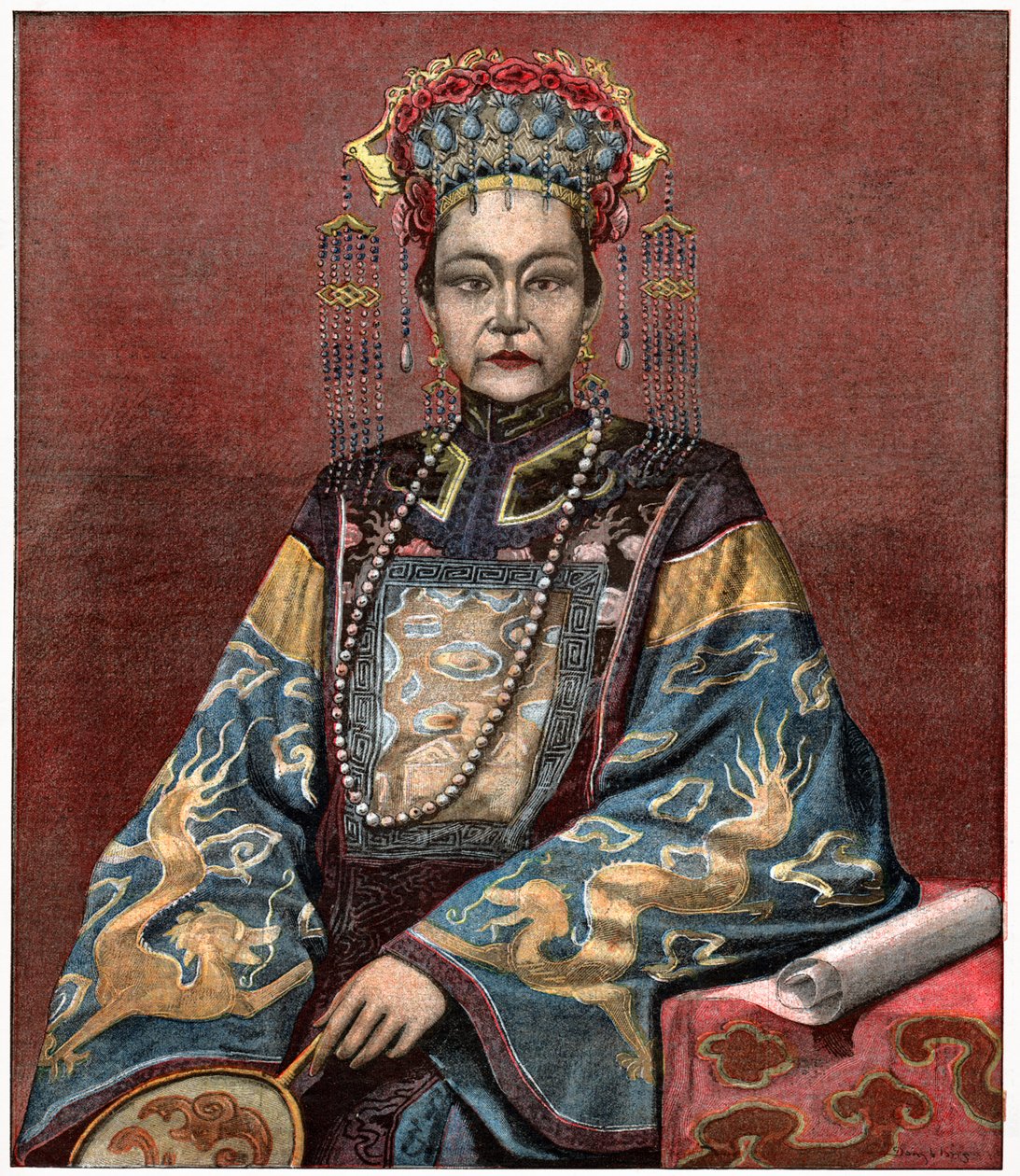 西太后 作： 。 。