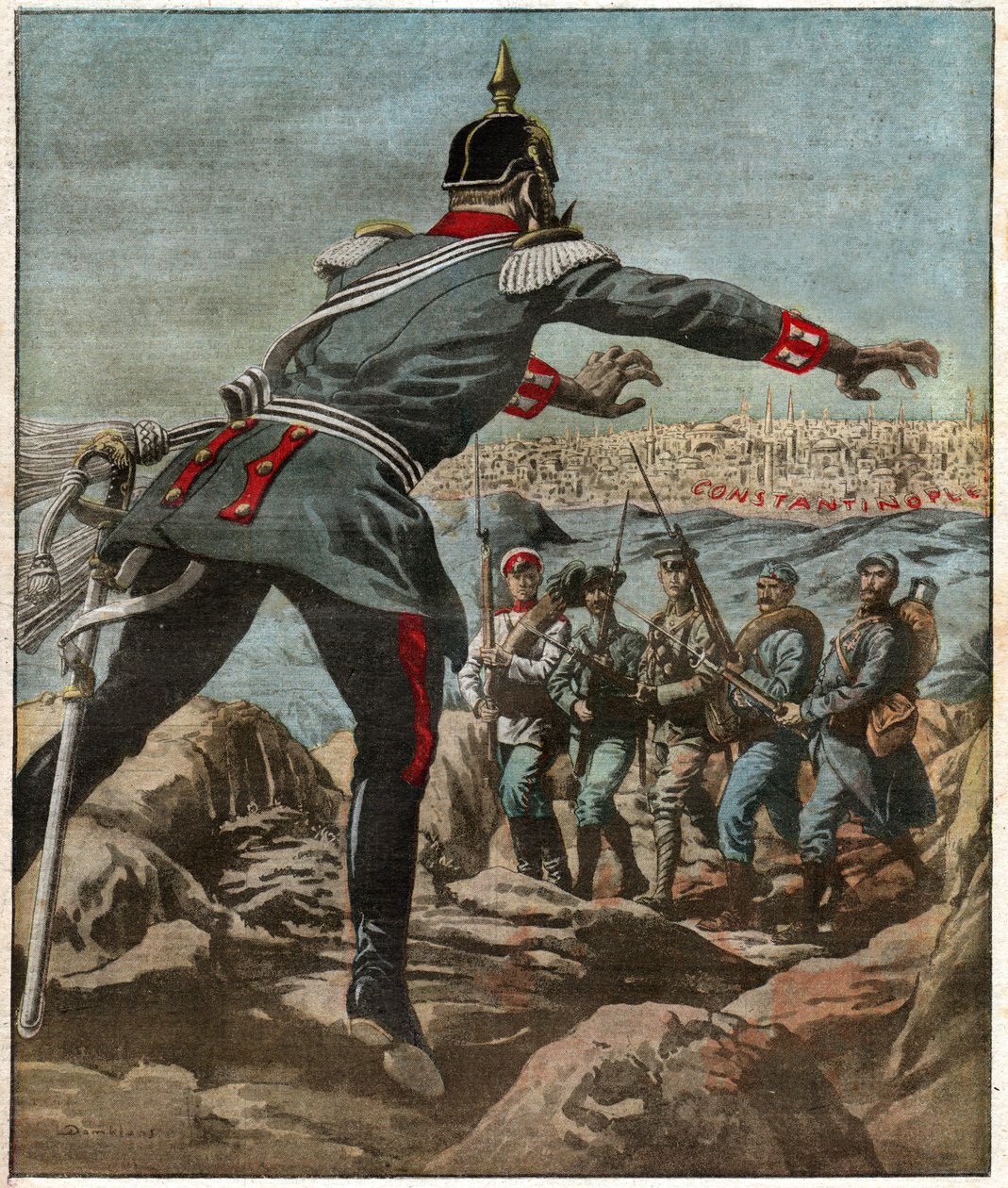 Guerre dans les Balkans.バルカン半島の戦争 作： フェルディナンド・ゲオルグ・ヴァルドミュラー