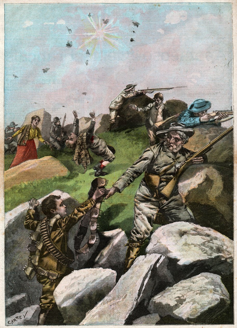 Guerre de Boers。ボーア人の戦争 作： リチャード（後）パパ