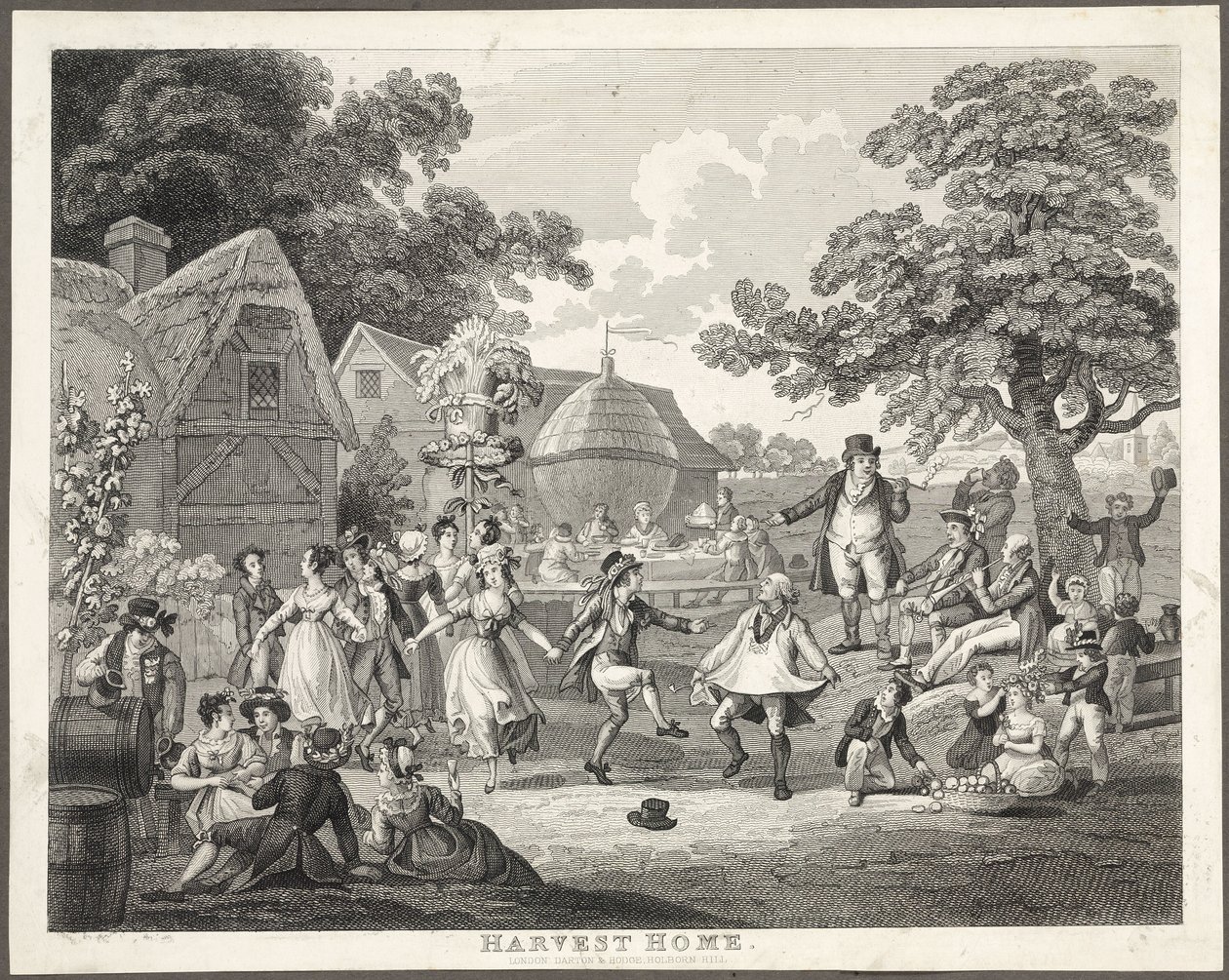 ハーベスト・ホーム」1810-1820年頃 作： フレデリック (帰属) バーナード