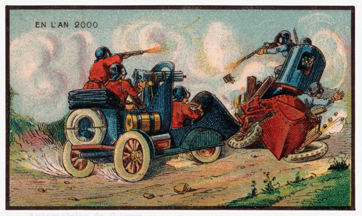 戦争用エンジン、1910 年頃 作： 。 。