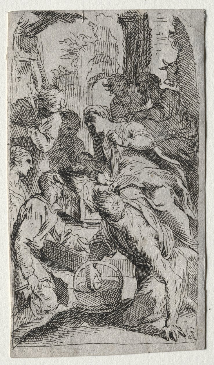 降誕 作： Jacopo PalmailGiovaneの後