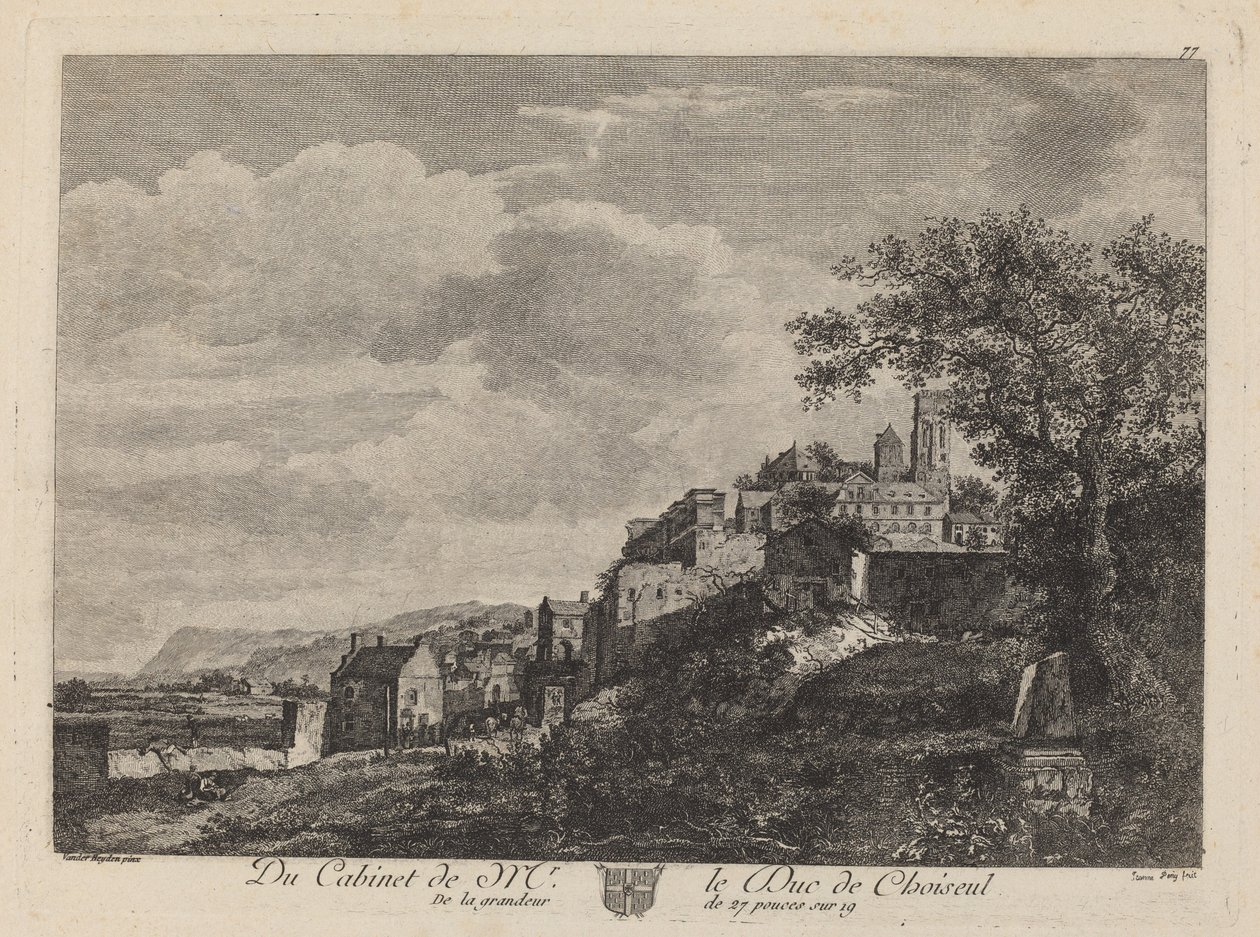 ヒルタウンの眺め 作： Jan van der Heyden JeanneDenyの後