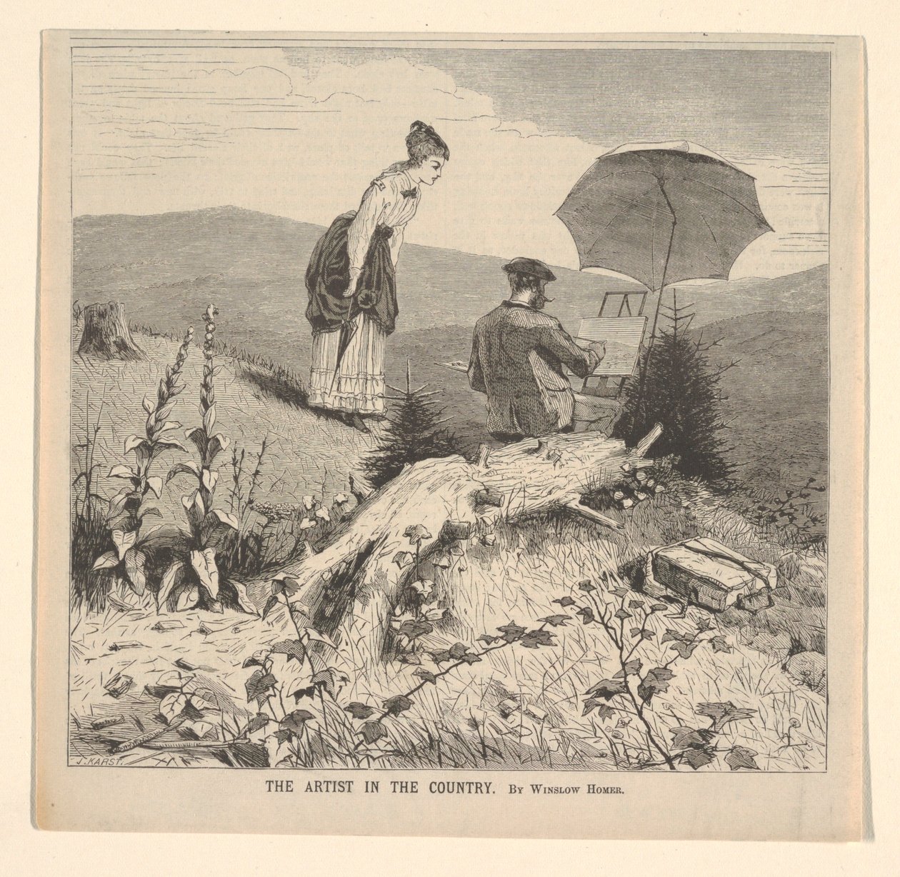 The Artist in the Country、Appletons