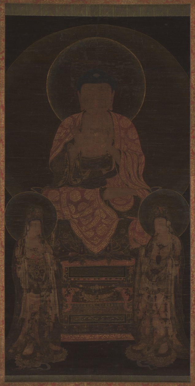 阿弥陀三尊 作： 匿名