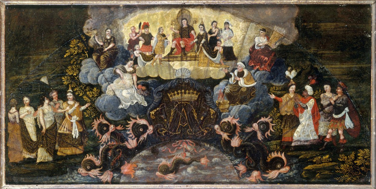 フランス語：1680年3月7日、王太子とバイエルンのマリーアンヌの結婚における寓話 作： 匿名
