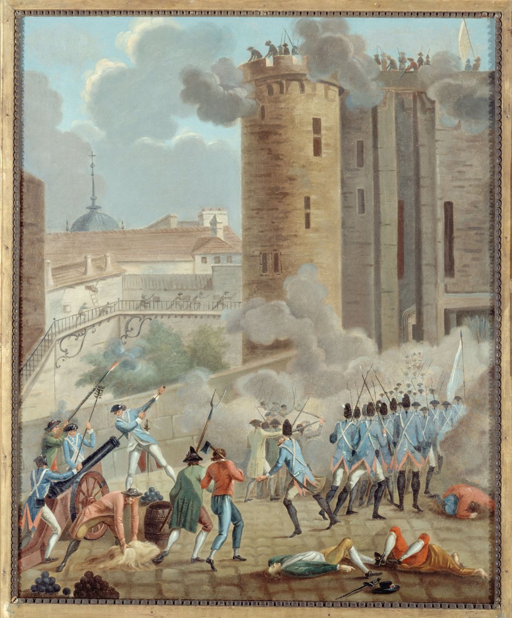 フランス語：1789年7月14日、バスティーユの牢獄 （P742） 作： 匿名