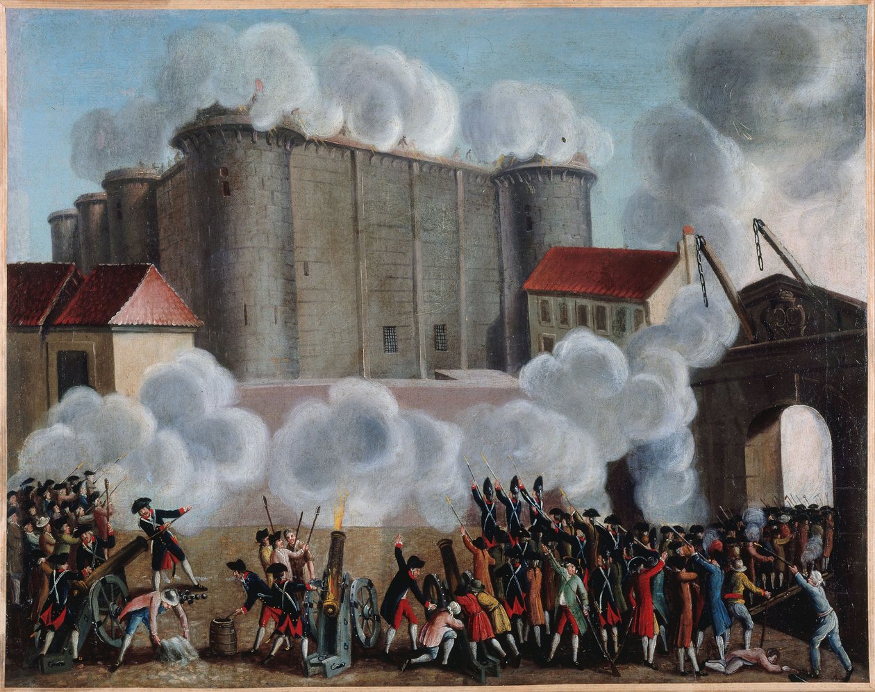 フランス語：1789年7月14日、バスティーユの牢獄 （P804） 作： 匿名