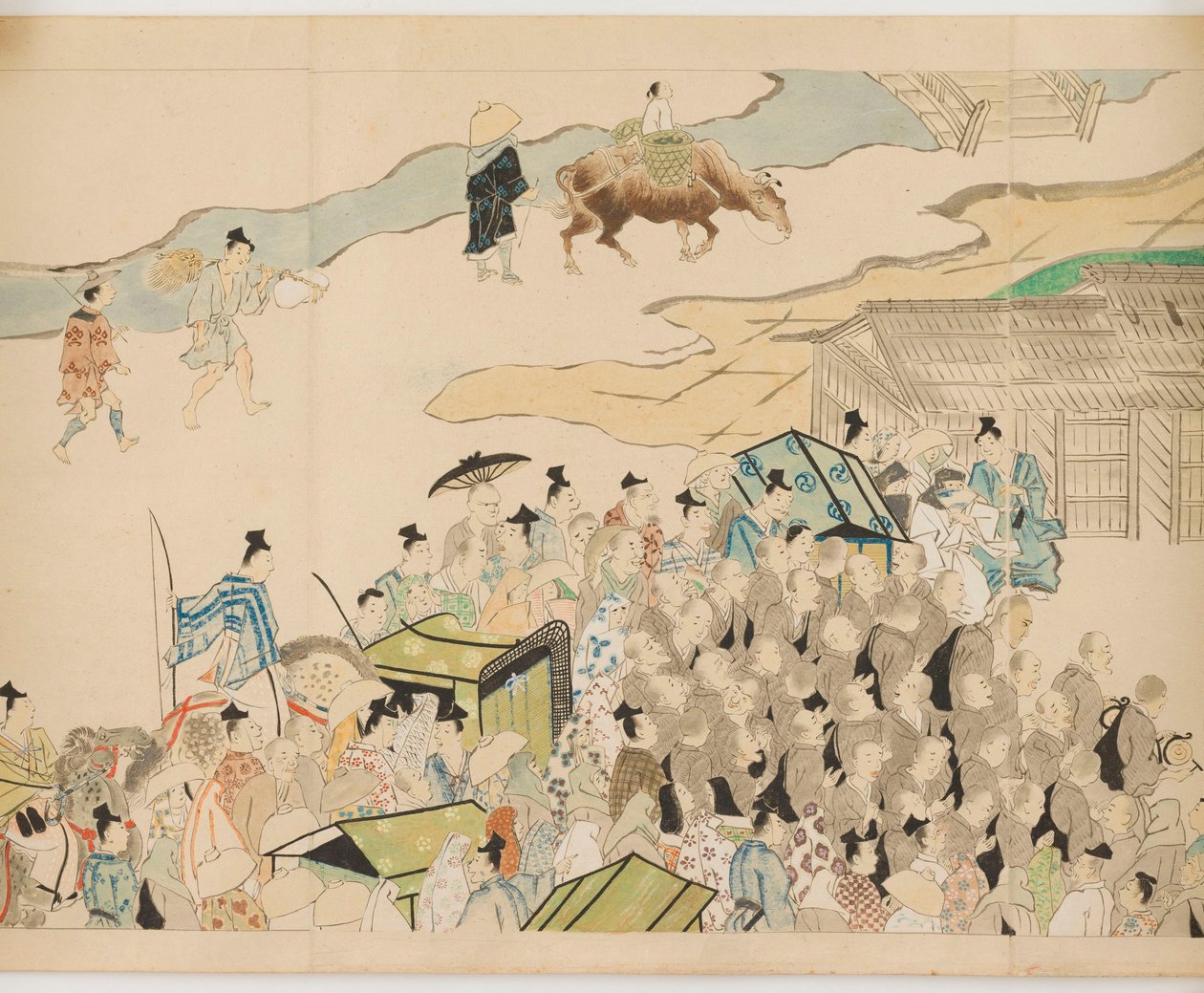 フランス語：四条大上絵言葉鉢の芸 四条大上絵言葉鉢の芸 作： 匿名