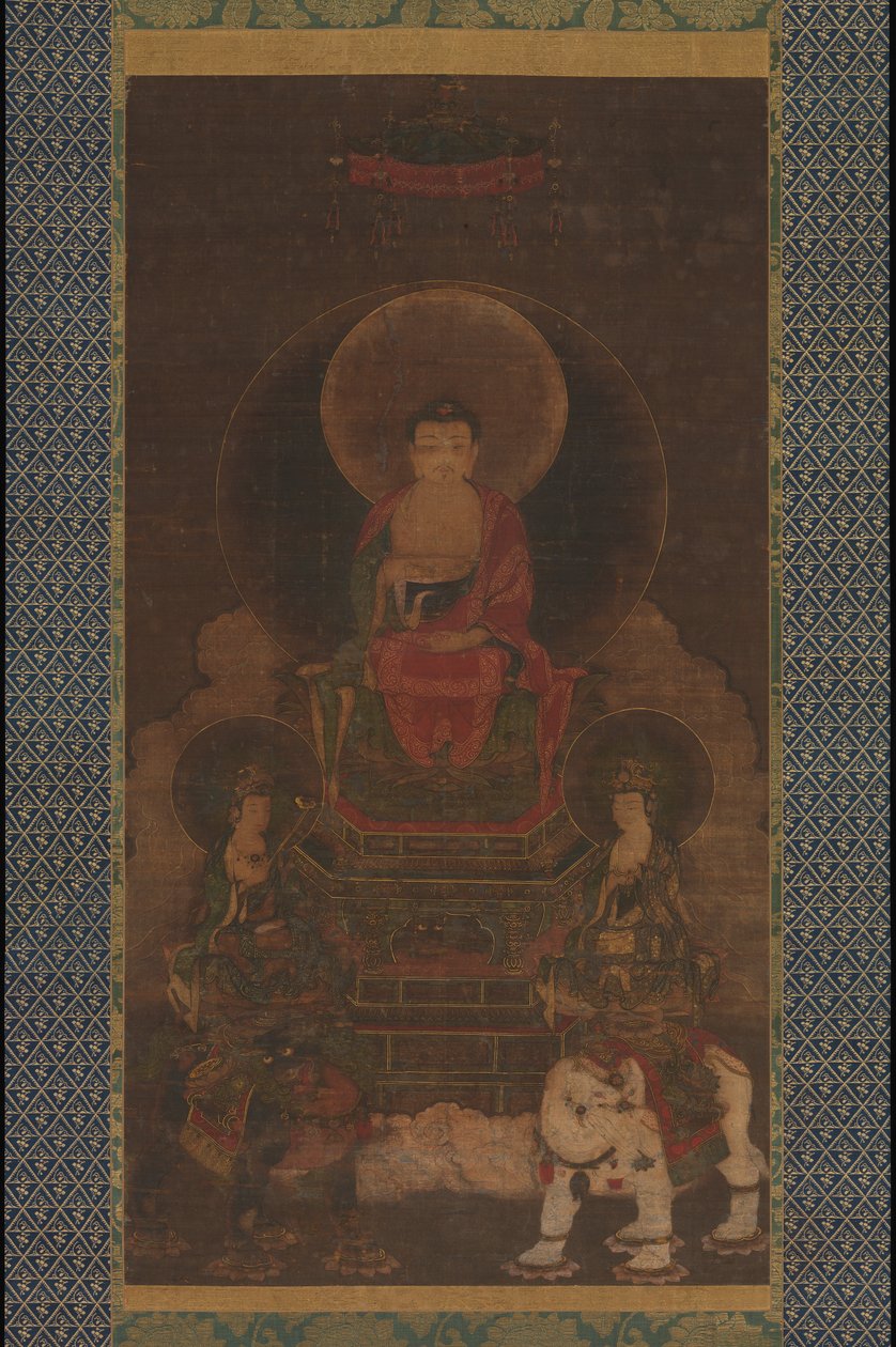 釈迦三尊 作： 匿名
