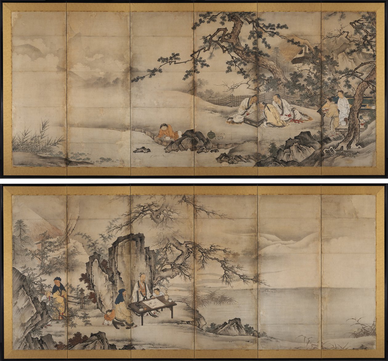 4つの成果 作： 狩野松栄によるもの