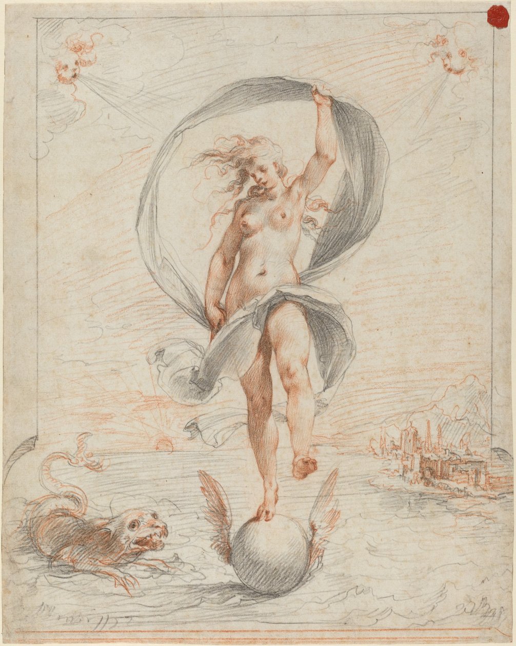 寓意図 作： Cavaliere d'Arpino GiuseppeCesariと呼ばれます