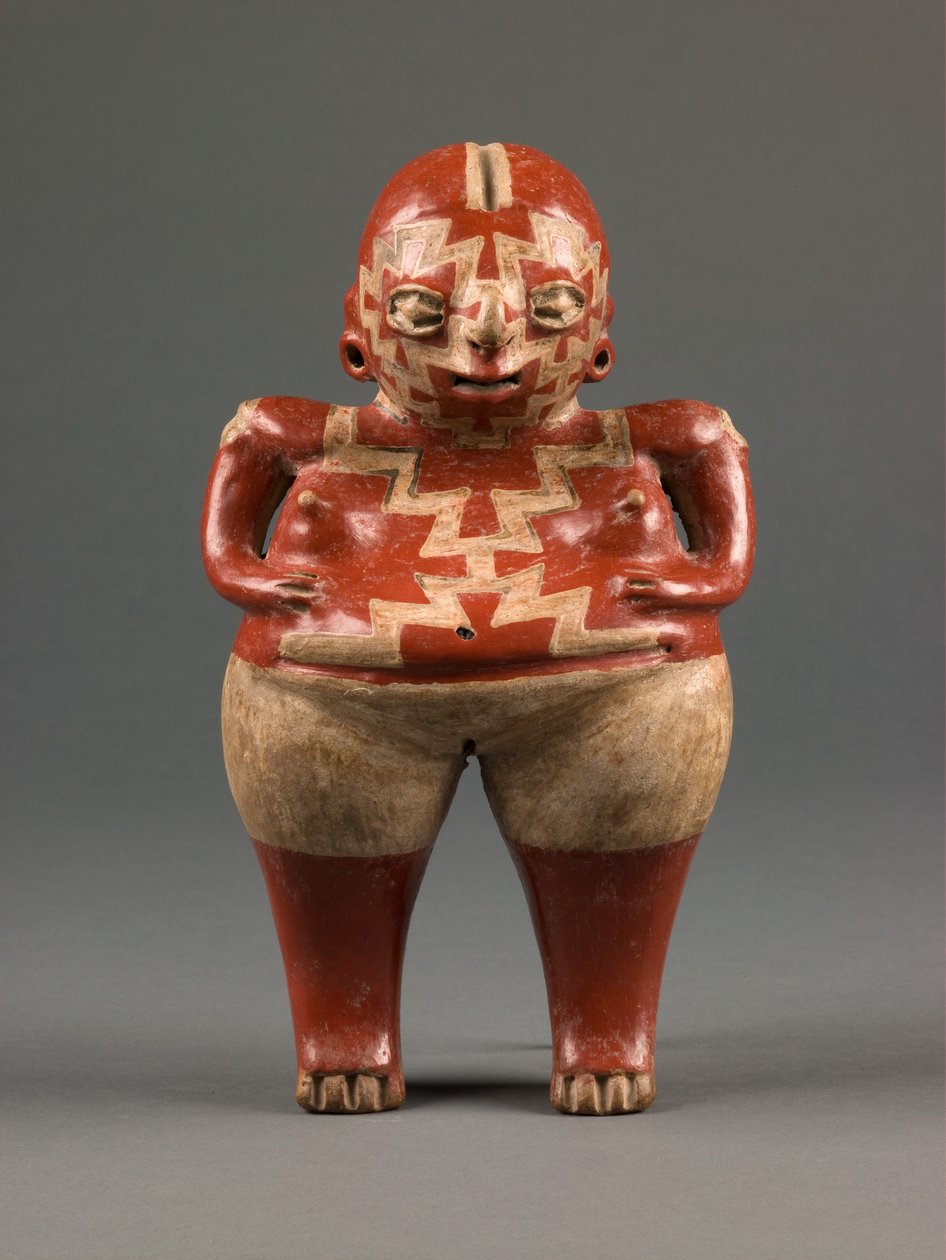 女性像、形成期後期、紀元前500～0年頃（陶器）