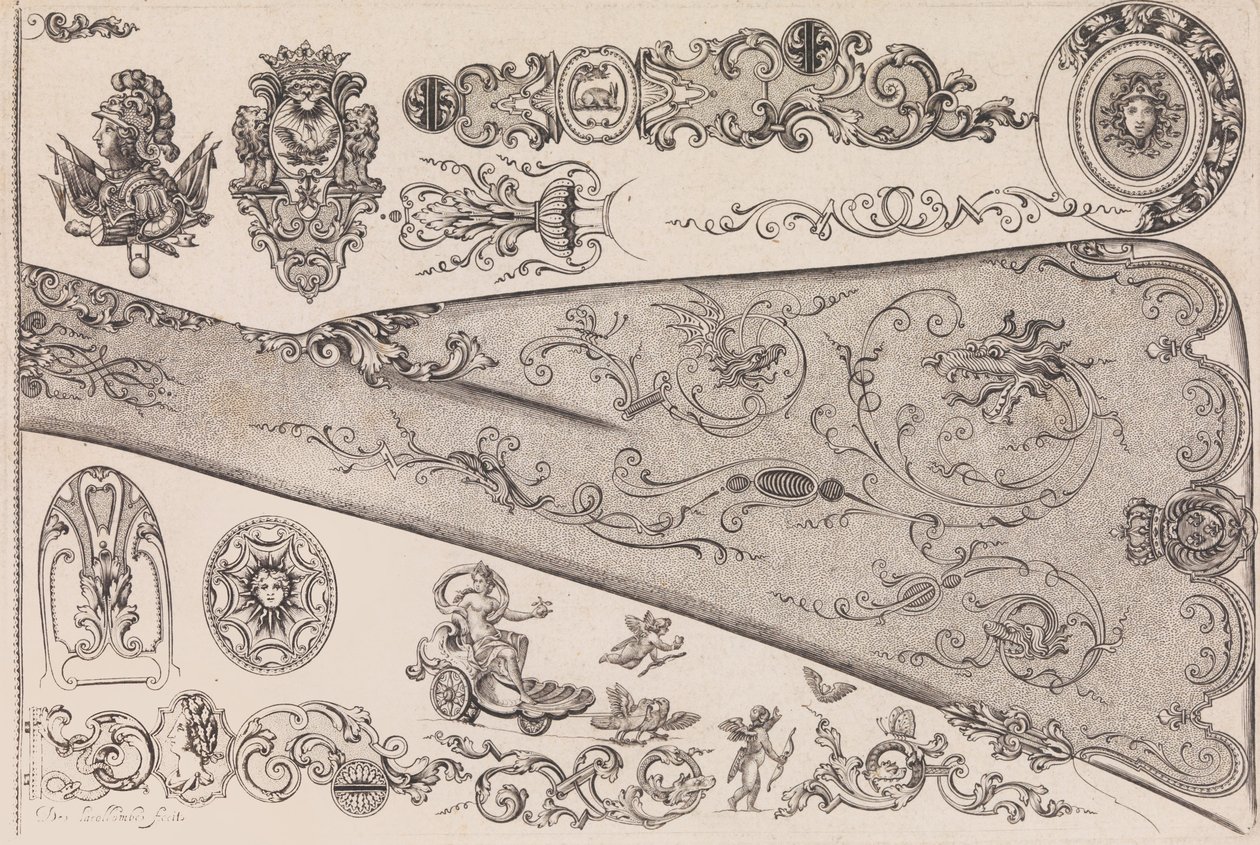 Plate seven from Nouveavx Desseins D