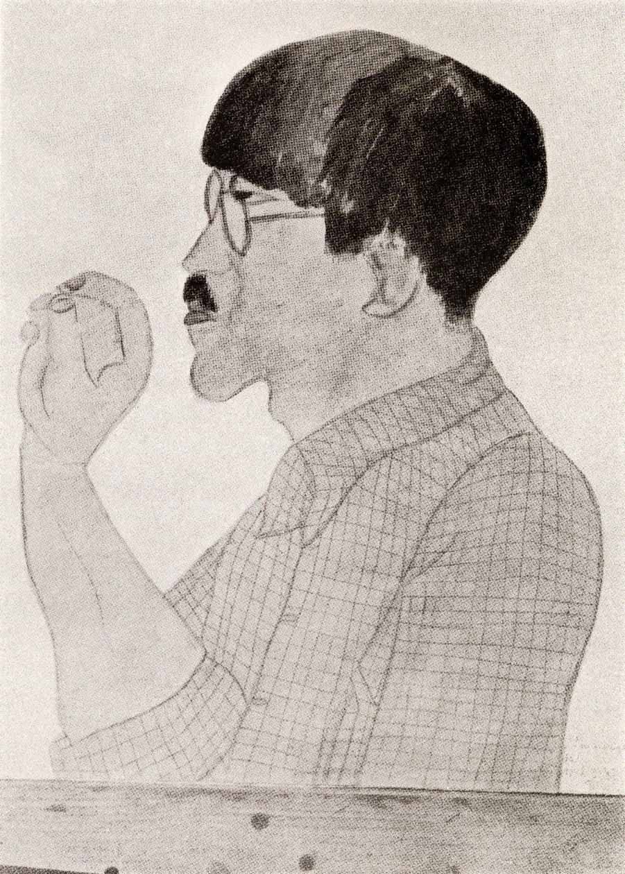 レナード・藤田嗣治（リトグラフ） 作： ド・モンパルナス (1901-53) キキ