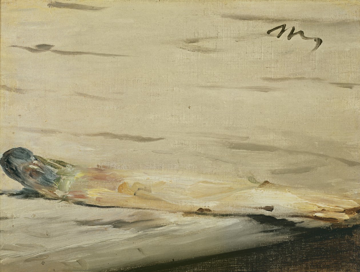 アスパラガス、1880 作： エドゥアールマネ