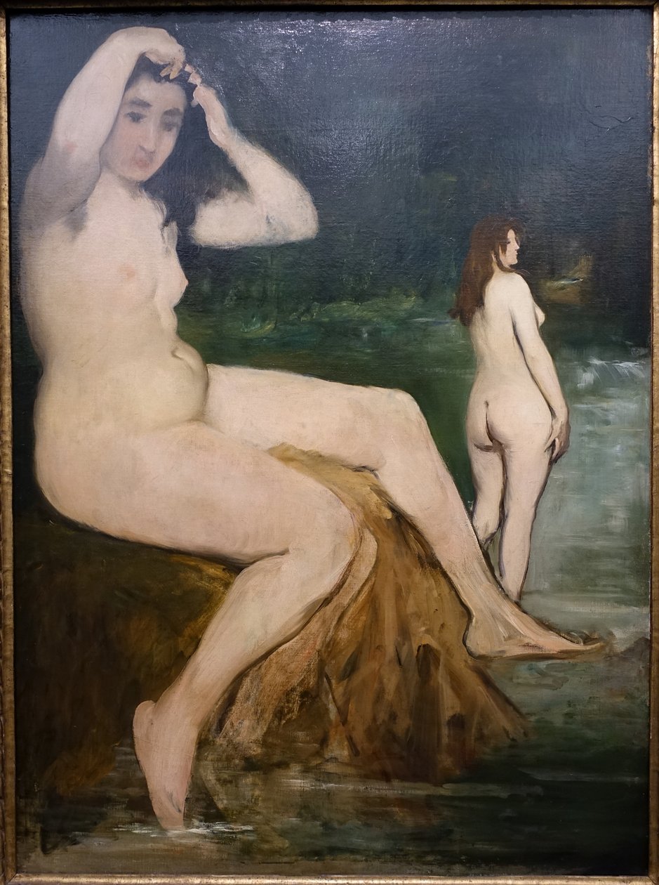 セーヌ川の海水浴客 作： エドゥアールマネ