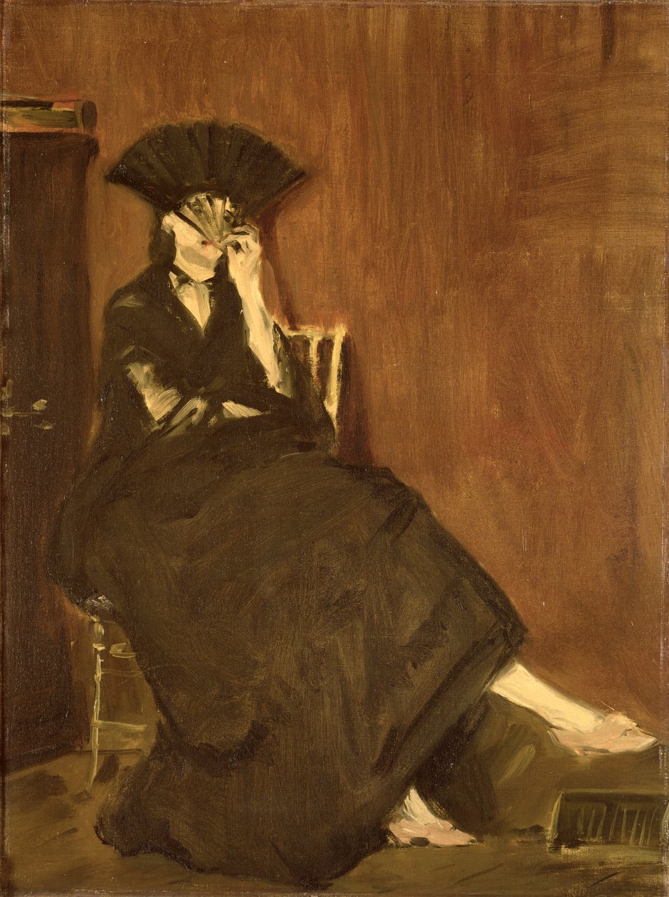 ファンとベルトモリゾ（1841-95年）、1872年 作： エドゥアールマネ
