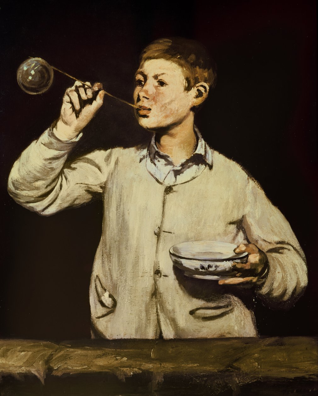 泡を吹く少年、1867〜69年 作： エドゥアールマネ