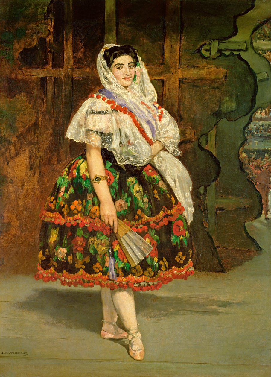 Lola de Valence、1862 作： エドゥアールマネ