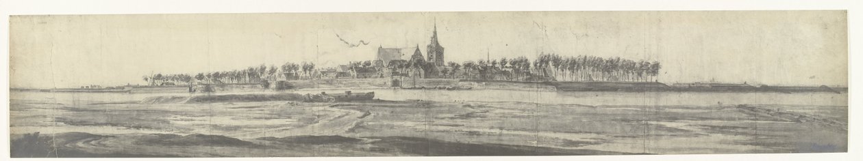 墓の眺め、1672年 マニュファクチュール デ ゴブランに保管されているアダム フランス ファン デル ミューレンによる 1672 年のフランスによるオランダ侵攻の図面の写真 (シリーズ タイトル) 作： frèresモロー