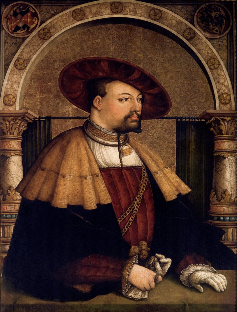 肖像画Eitelfriedrich III。フォンゾラーン、1561年 作： ジョセフ・ワイス