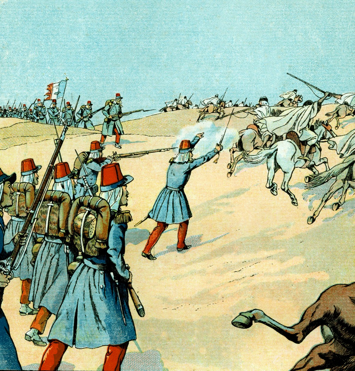 1830年、フランス軍によるアルジェリア征服 作： Onfray de Breville JacquesJobの仮名