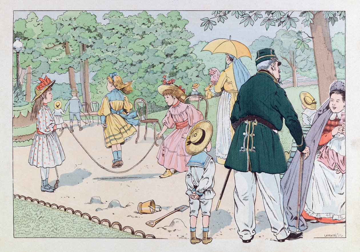 Jacques Marie Gaston Onfray de Breville dit JOB (1858 - 1931); "Les epees de France "の挿絵。19世紀の広場の守護者；コル、パート 作： Onfray de Breville JacquesJobの仮名