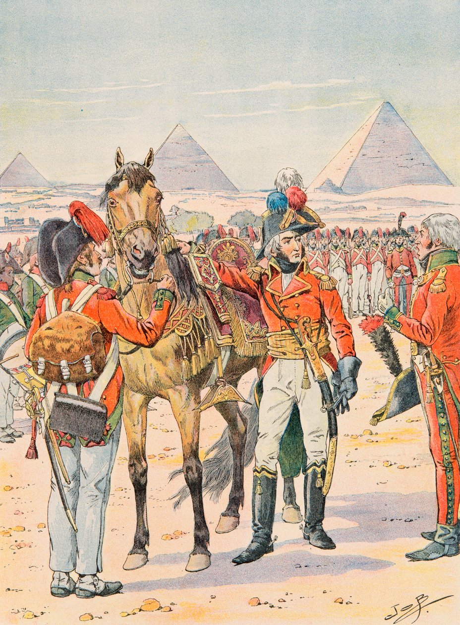 Jacques Marie Gaston Onfroy de Breville dit JOB (1858-1931) - フランス軍は常に保持していました。エジプトの第9半戦闘旅団、個人蔵 作： Onfray de Breville JacquesJobの仮名