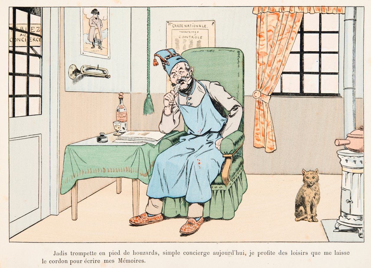 Jacques Marie Gaston Onfroy de Breville dit JOB (1858-1931) - ハーフバランス・ライティング・メモリーズ、プライベート・コレクション 作： Onfray de Breville JacquesJobの仮名