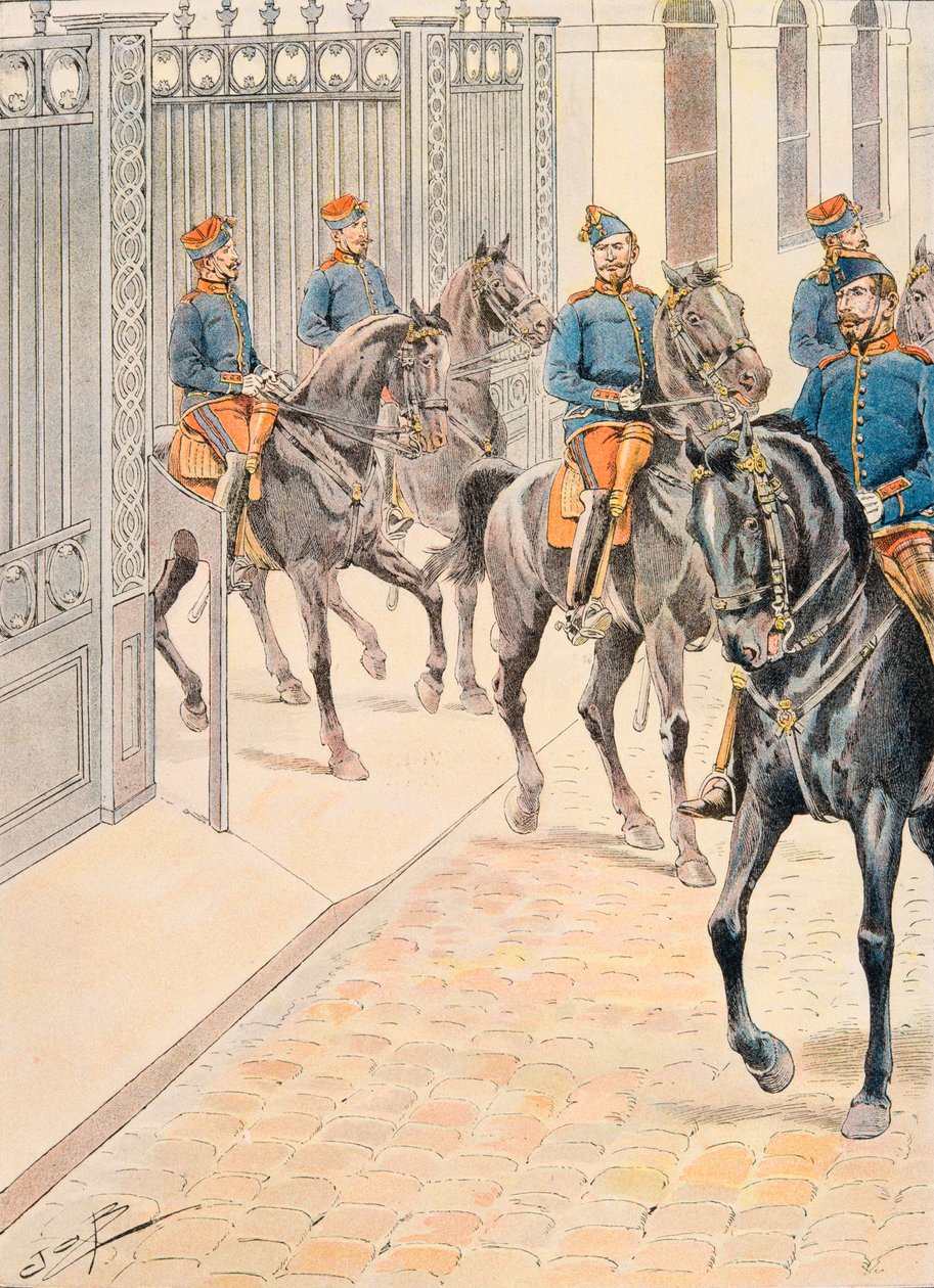 Jacques Marie Gaston Onfroy de Breville dit JOB (1858-1931) - フランス軍の常備服。百人隊長（第二帝政期）、個人蔵 作： Onfray de Breville JacquesJobの仮名