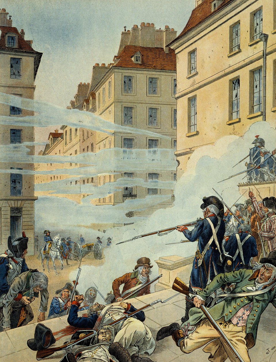 10月5日、王党派の反乱が起こった。 作： Onfray de Breville JacquesJobの仮名