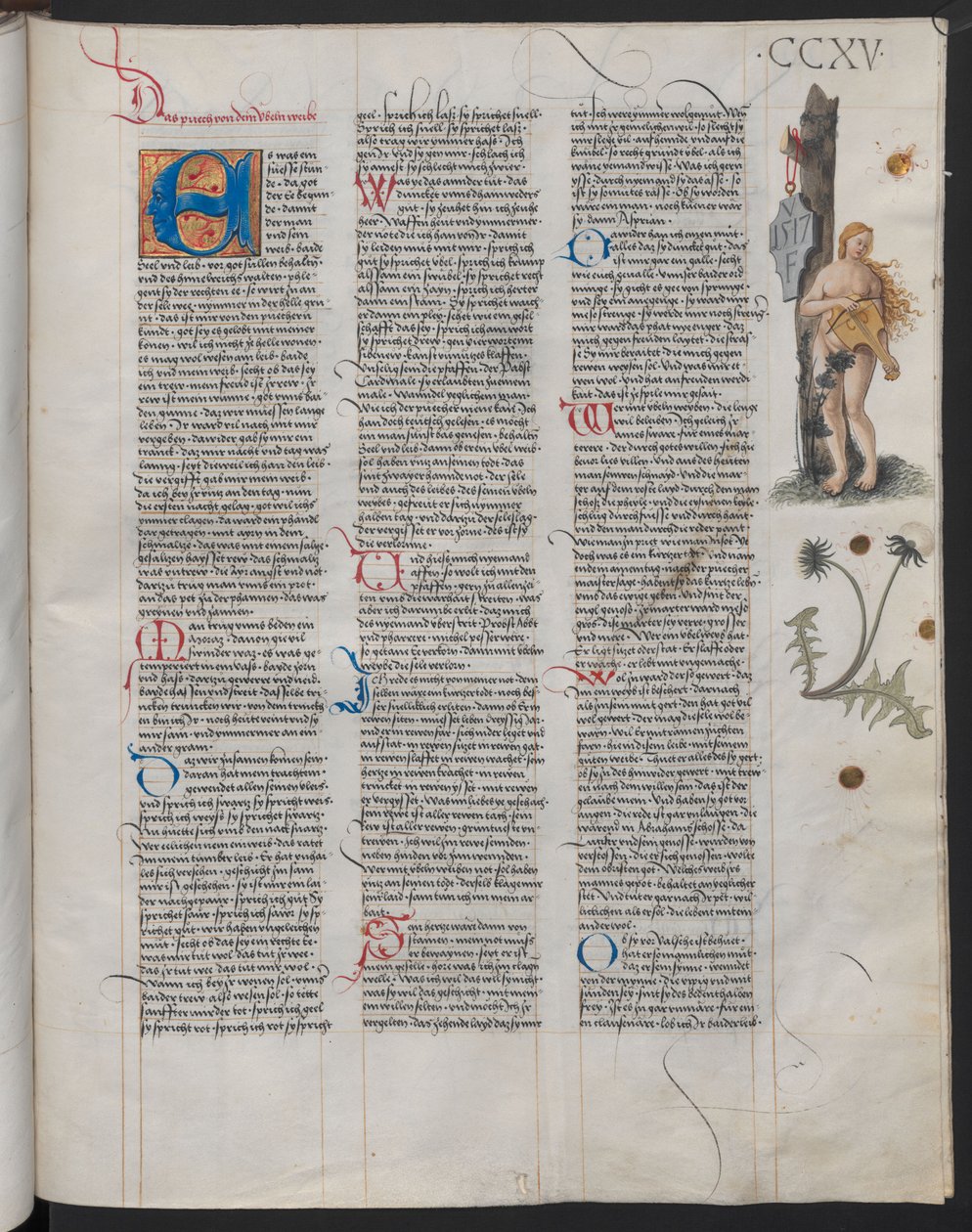 Ambraser Heldenbuch、フォリオ215r。シールドのVFのイニシャルはアーティストのVFと見なされます 作： オーストリア国立図書館、