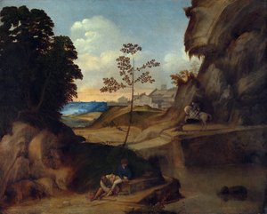 イルトラモント（日没） 作： Giorgione