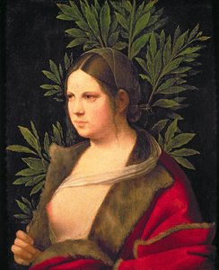 若い女性の肖像（ローラ） 作： Giorgione