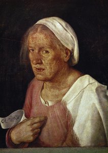 ラ・ヴェッキア（老婆）、1505年以降（キャンバスに油彩）