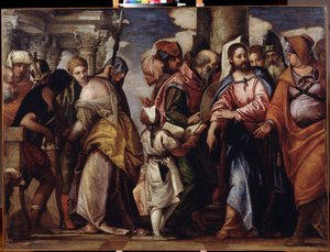 キリストと姦通の女 作： Veronese