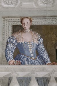 ドナ・バルバロと彼女の看護師、オリンパスのホール、2632651 の詳細 作： Veronese