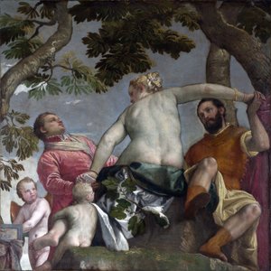 不貞」 1575年頃 油彩・キャンバス 作： Veronese