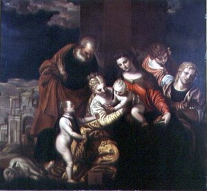 聖カタリナの神秘的なマリアージュ 作： Veronese