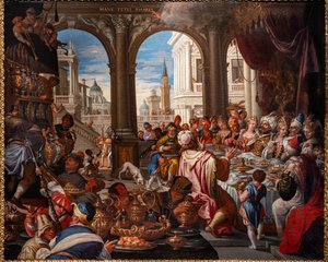 バルタザールの饗宴 作： (1528 88) (workshop of) Veronese