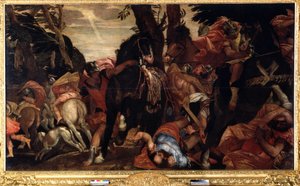 聖パウロの回心 (聖パウロの回心)。 パオロ ヴェロネーゼ (1528-1588) の絵画。 キャンバスに油彩 作： Veronese