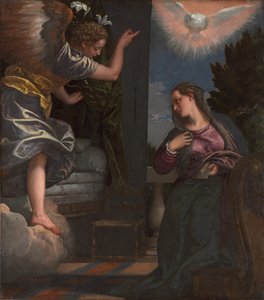 受胎告知 1580年頃 油彩・カンヴァス 作： (1528 88) Veronese