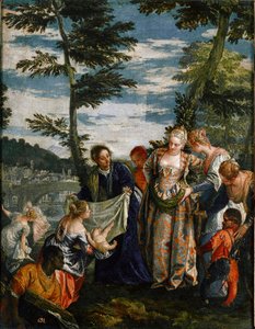 モーゼの発見」（絵画、1580年頃