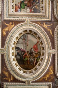 モルデカイの勝利」（フレスコ画 作： Veronese