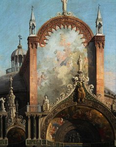 教会のカプリッチョ」の詳細（油彩・キャンバス） 作： Canaletto