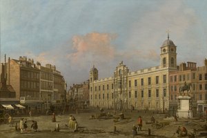 ロンドン、ノーサンバーランド ハウスから東を望む 作： Canaletto